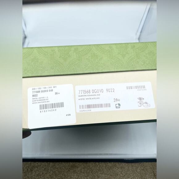 Gucci Mystic White Quentin Lady horsebit open toe platform sandals EU 39.5 - Picture 10 of 11